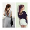 Butterfly Lace Top ( Black)