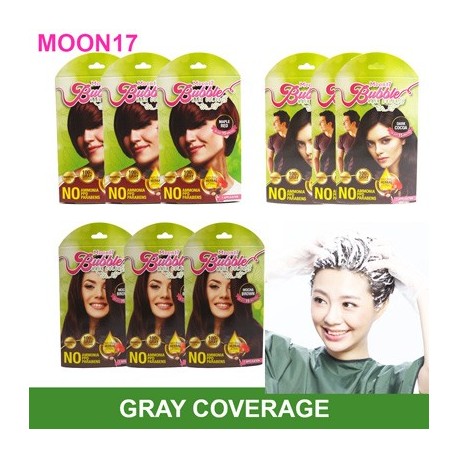 Moon17 Bubble Hair Color ( 10 packs) - Amber Brown